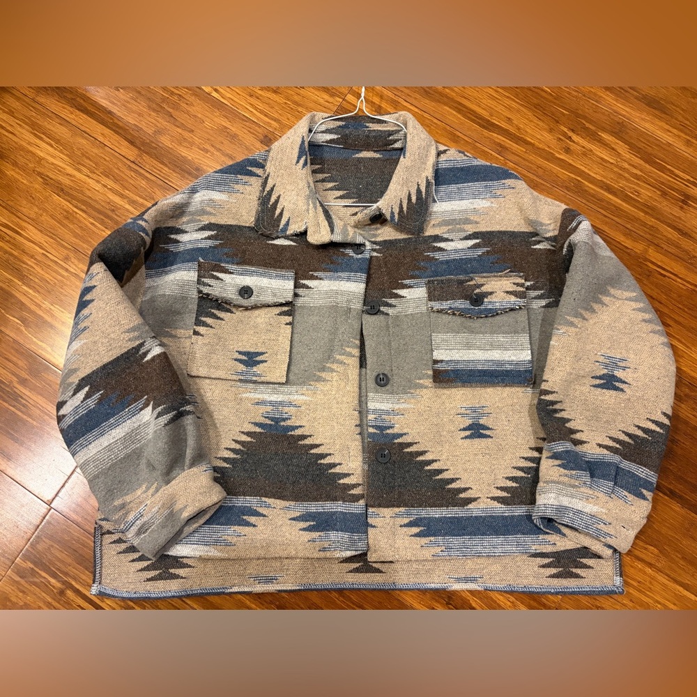 Geometric Patterned Jacket - image 1